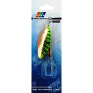 Блешня для риби, обертова, EOS S0010A, вага 14г, колір GS131047